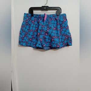 Women's Patagonia barely Baggie Running Hiking Shorts active wear blur size medi